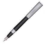 Перьевая ручка Aurora TU Metal Cap Black CT, перо - F, в подарочной коробке