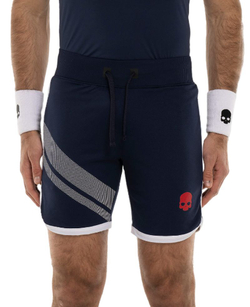 Мужские теннисные шорты Hydrogen Sport Stripes Tech Shorts - blue navy/white
