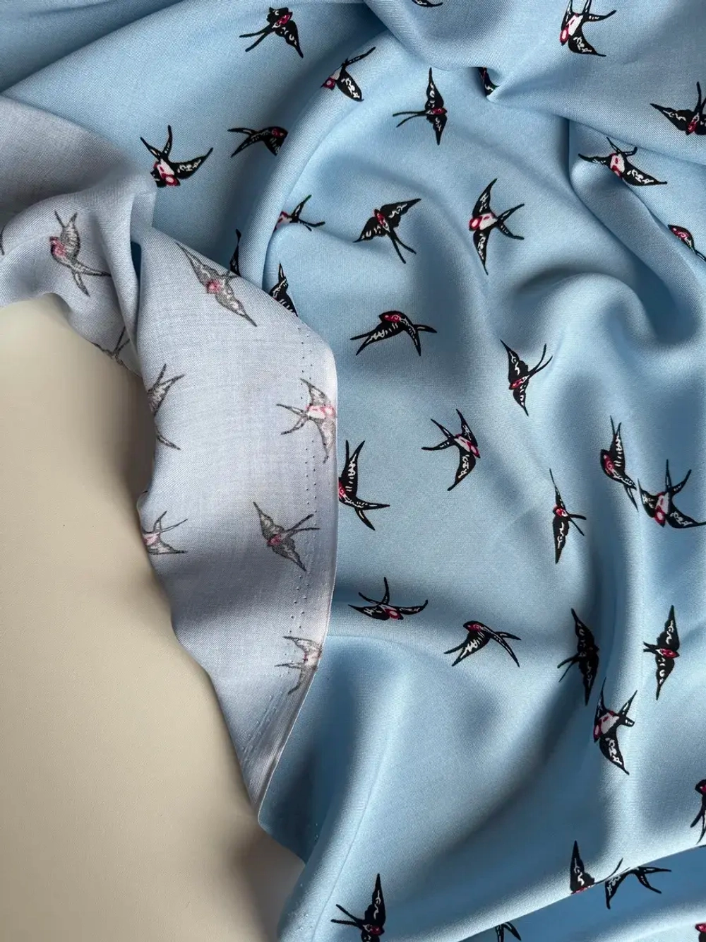 Ткань штапель для шитья 4 м вискоза плательная