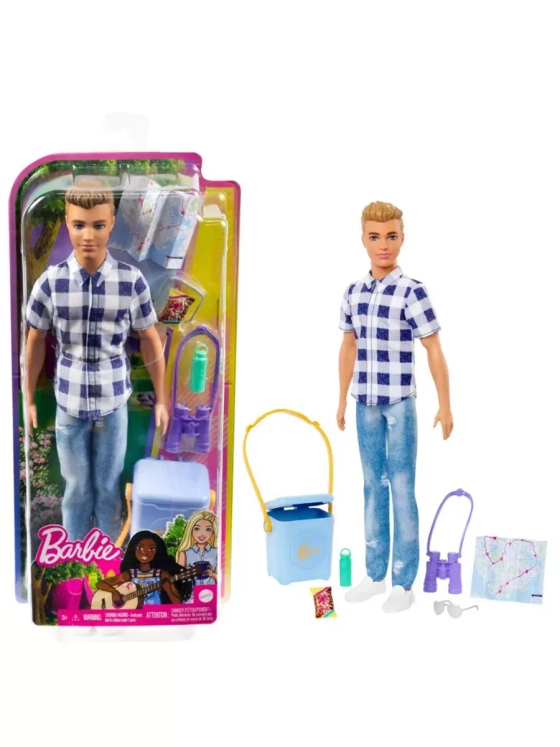 Кукла Барби Кен Путешественник HHR66 с аксессуарами