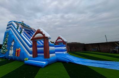 Зимняя горка «Снежный дом» 12*7,5*9 м