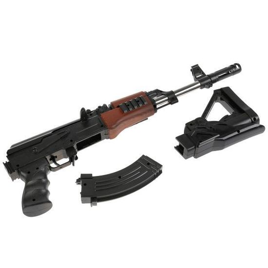 Автомат со съемным прикладом и магазином в пак