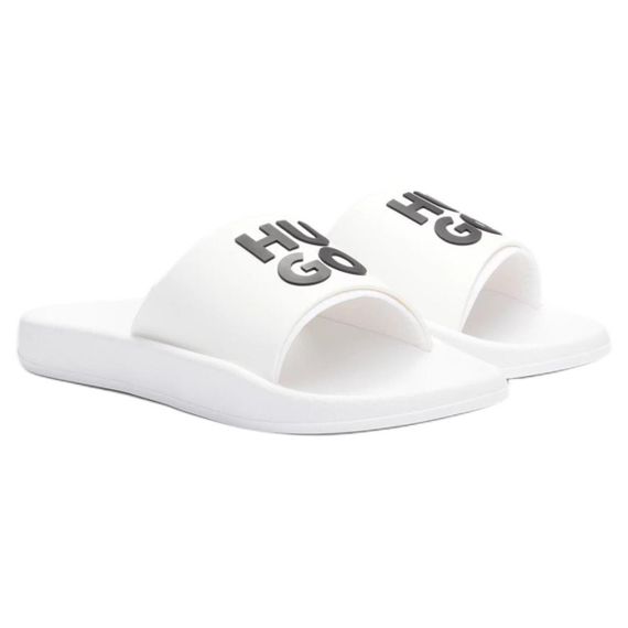 Hugo Boss Flat Slide 'White'
