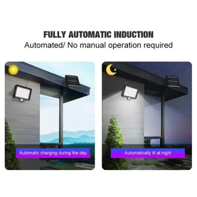 Уличное освещение AG Smart FX584 светодиодный на солнечных батареях, мощный аккумуляторный с датчиком движения, водонепроницаемый на стену дома