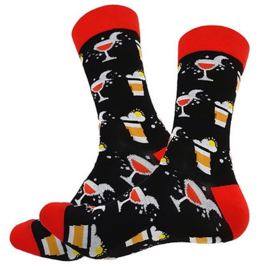 Носки "Стильная вечеринка", р-р 38-44 (черный)