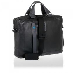 Сумка мужская Piquadro Pulse черный телячья кожа (CA1903P15/N)