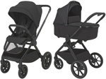 Детская коляска 3 в 1 Espiro Clodi и автокресло Pi Gray blue 10 trendy black