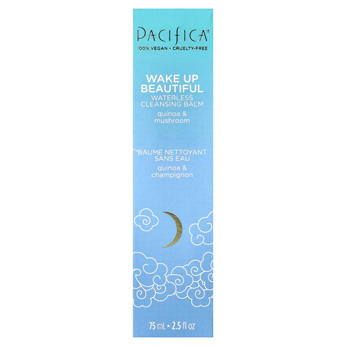Pacifica, Wake Up Beautiful, безводный очищающий бальзам, киноа и грибы, 75 мл (2,5 жидк. унц.)
