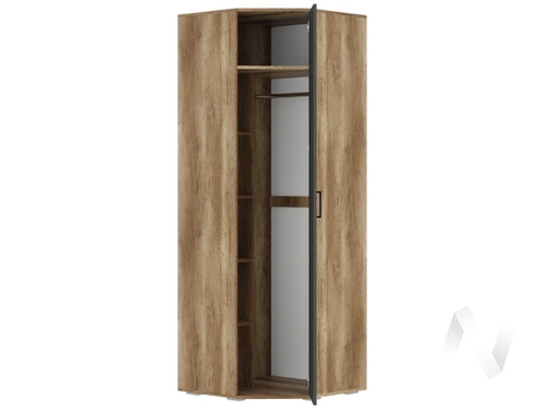 Шкаф угловой МС Вегас ШКУ-01 (дуб каньон/графит)