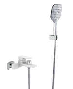 Смеситель для ванны V393535-F однорычажный, короткий, белый