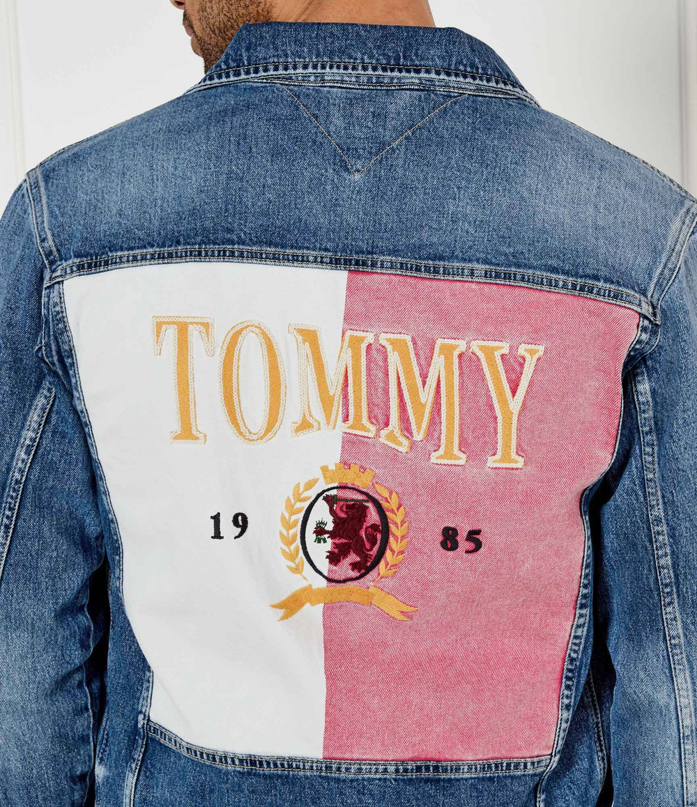 Джинсовая куртка Tommy Jeans - голубой(DM0DM21860)