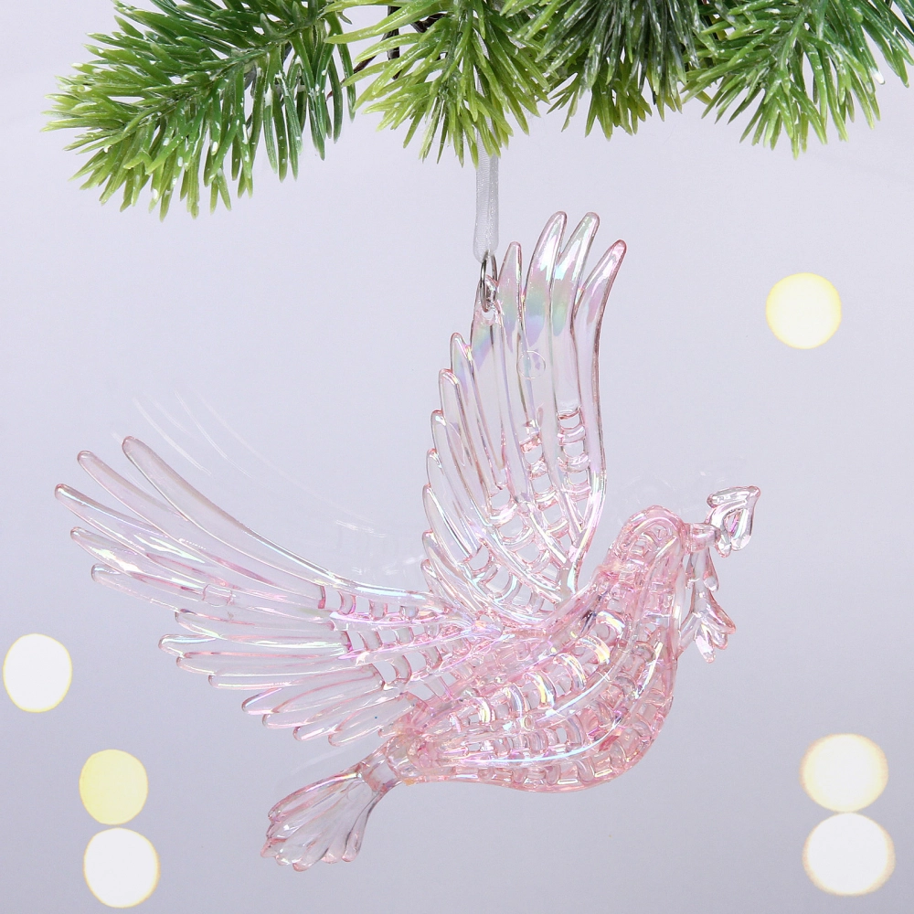 Подвеска «Взмах крыльев» 15*15 см, Розовый