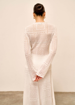 Ажурный комплект SELINE, молочный