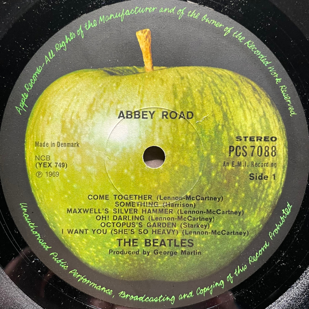 The Beatles ‎– Abbey Road (Дания 1969г.)