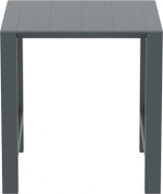 Стол пластиковый барный раздвижной Siesta Contract Vegas Bar, темно-серый