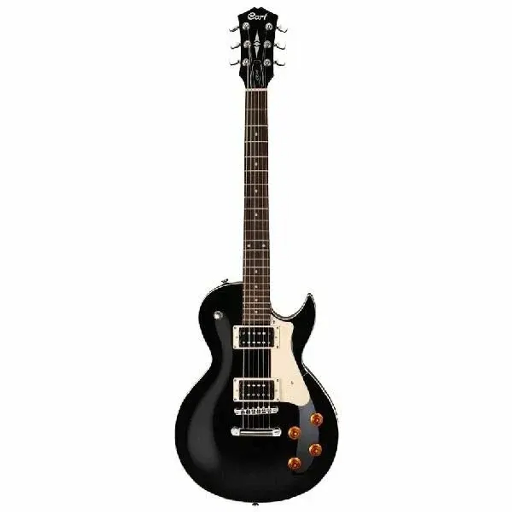 Cort CR100-WBAG-BK Classic Rock Электрогитара, черная, с чехлом. Корпус: красное дерево. Гриф: клен.