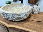 Раковина из мрамора Erozy Cream EM-65674 45х45х15 из натурального камня