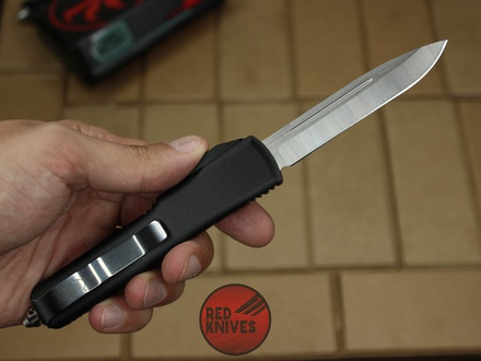 Нож Microtech Ultratech S/E - черная рукоять, стандартный клинок сатин + запчасти RK-386
