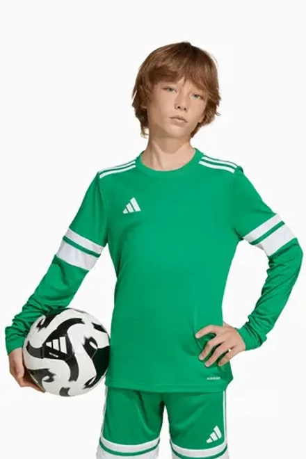 Футболка с длинными рукавами adidas Squadra 25 Детская - зеленый