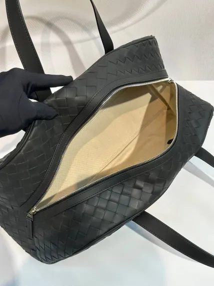Дорожная сумка Bottega Veneta Intrecciato черный