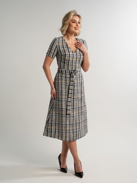 Платье твидовое Парижанка (серое) П15093-10М LT Collection