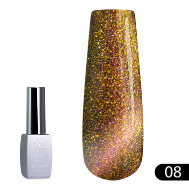 ГЕЛЬ ЛАК КОШАЧИЙ ГЛАЗ FAIRY 8 МЛ, 08