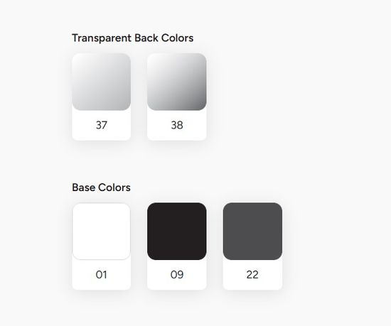 Стул пластиковый Ego-S серый, черный прозрачный