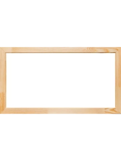 Деревянная рама 65x90 для картин на подрамнике сеч. 60x18
