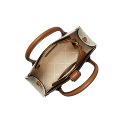 Michael Kors Gabby Small Logo Satchel Vanilla