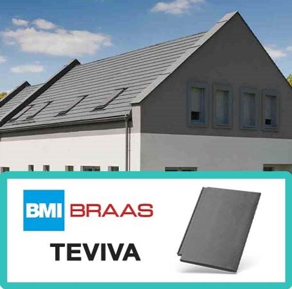 Цементно-песчаная черепица Braas Teviva