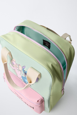 ZARA РЮКЗАК С ПРИНТОМ LILO & STITCH © DISNEY, РОЗОВЫЙ