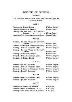 Romeo and Juliet. As arranged for the stage by Forbes Robertson, and presented at the Lyceum Theatre | Уильям Шекспир