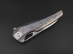 Складной нож Magpie M390 CrystalTi black DLC