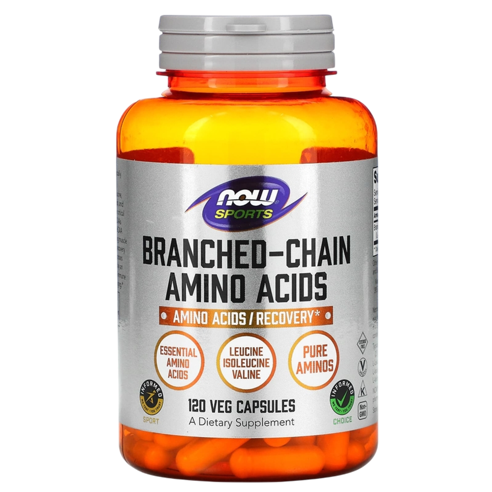 Now Foods Branched Chain Amino Acids 120 veg capsules BCAA , БСАА