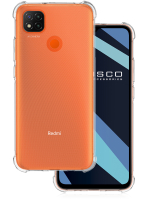 Чехол ROSCO для Xiaomi Redmi 9C оптом (арт. XM-R9C-HARD-TPU-TRANSPARENT)