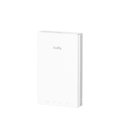 Cudy AP1300 Wall Встраиваемая в стену гигабитная точка доступа Wi-Fi AC1200, 2,4/5 ГГц, до 1167 Мбит/с, 5х1 Гбит/с (два порта PoE)