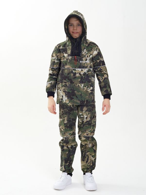 Костюм летний Антигнус-Детский ткань Сорочка цвет Зелёный питон