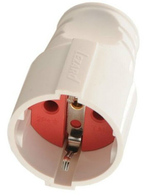 LEZARD 715 0701 607 Розетка штепс 10А б/кр