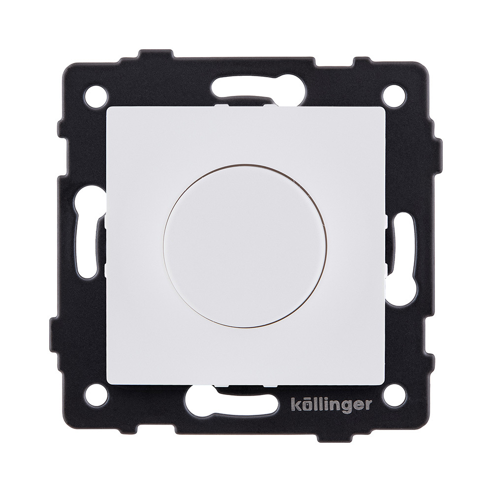 Светорегулятор для светодиодных ламп, проходной, 500W, белый матовый Kollinger REA-048WM для Aspekt, Eleganz, Reflex