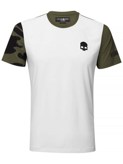 Мужская теннисная футболка Hydrogen Tech Camo Tee - white/military green