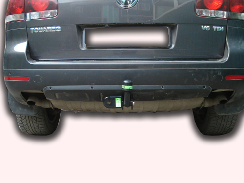 Фаркоп Лидер-Плюс для VOLKSWAGEN TOUAREG 2002-2018, AUDI Q7 2005-2015, PORSCHE CAYENNE 2002 -2017 с электрикой (Smart) и сертифкатом в комплекте арт.(V124-A)