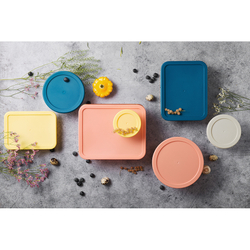 Контейнер для запекания и хранения 700мл Smart Solutions желтый