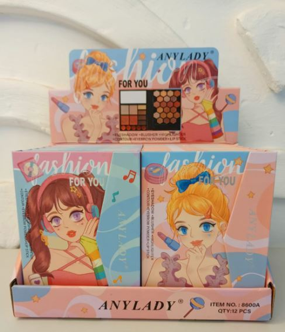 Палетка теней AnyLady "Fashion for you"