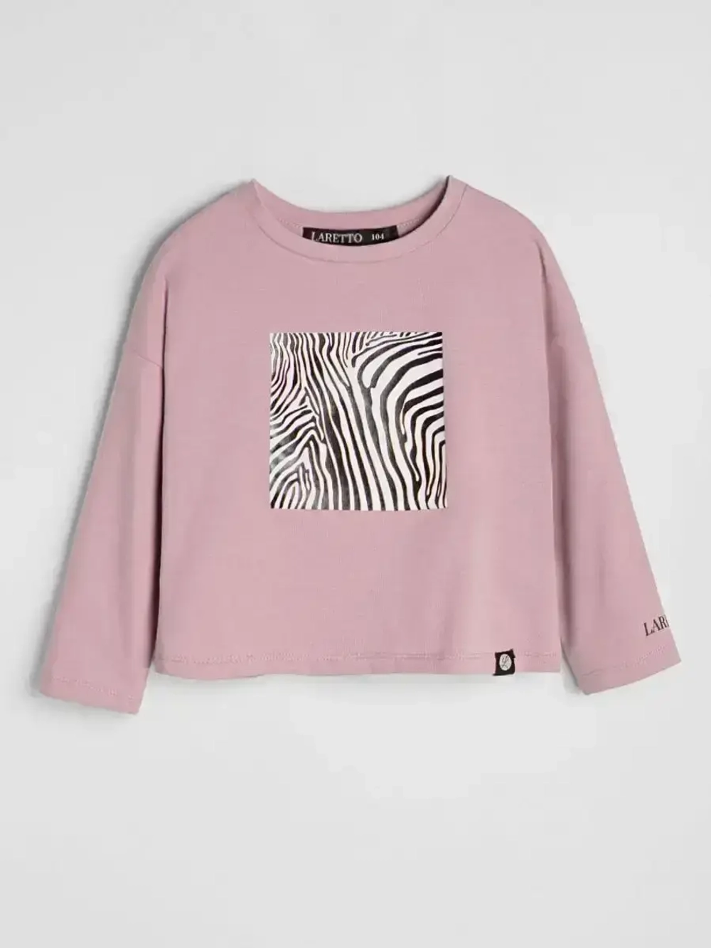 Лонгслив детский с принтом