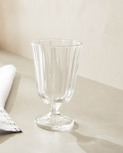 ZARA HOME ПОДНЯТЫЙ ГРАНЕНЫЙ БОКАЛ ДЛЯ ВИНА