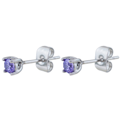 Серьги-пусеты Fiore Luna VIOLET AE03187-6A V/S