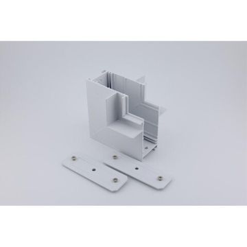 Соединитель угловой внутренний для магнитного шинопровода APL.0285.10.02 белый Magnetic track 220 Aployt