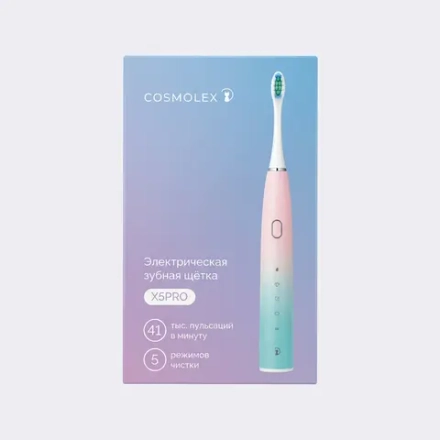 Электрическая зубная щетка (розовая)