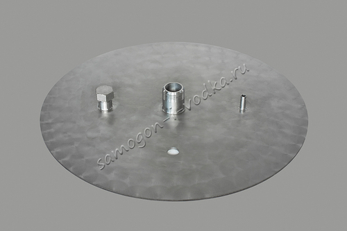 Крышка "Самогон и водка" 3мм для куба 37 литров серия D360 резьба 1"