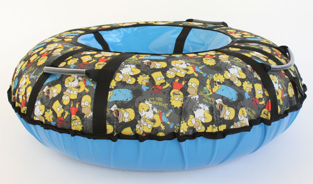 Тюбинг Hubster Фьюжн Симпсоны Black, голубой